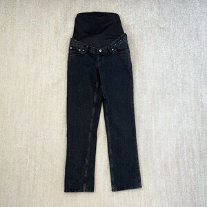 Abercrombie & Fitch The 90s Straight Leg Maternity Jeans 26/2 Long
